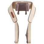 Evenwarm cordless heated neck and shoulder massager in Beige with hand straps